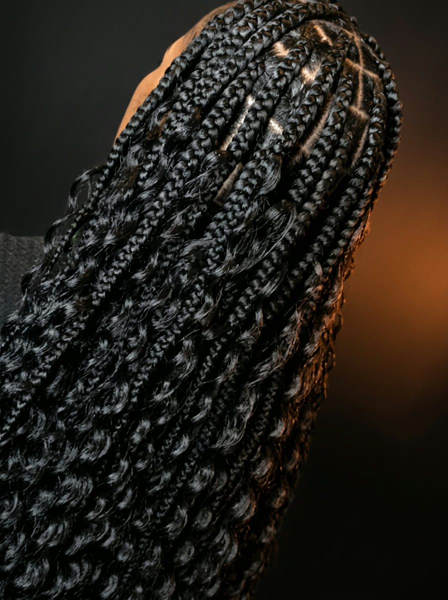 Jumbo bohemian braids