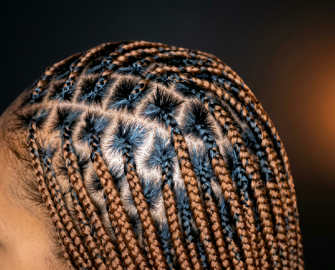 Small knotless braids
