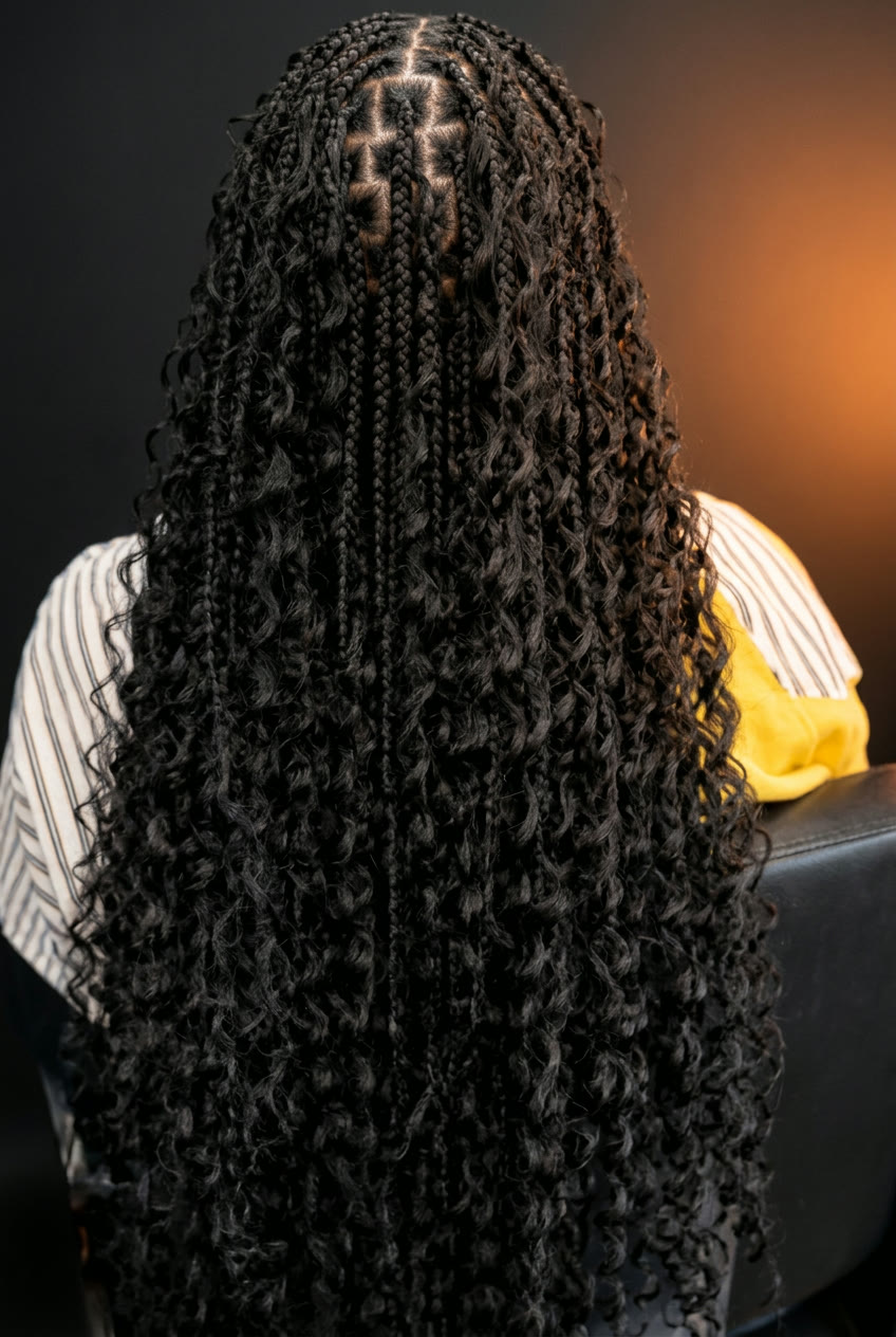 Small medium bohemian braids